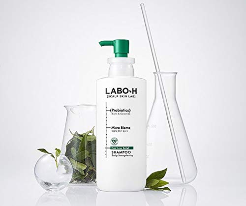 LABO-H Probiotics Hair Loss Symptom Relief Scalp Skin Care Kit, Shampoo Scalp Strengthening 400ml / 13.5 fl oz + Probiotics Hair Loss Symptom Relief Scalp Strengthening Treatment 200ml / 6.8 fl oz