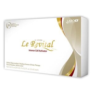 le revital 98% concentrated nano placenta extract, umbilical extract & sodium hyaluronate anti-aging serum from japan – skin rejuvenate essence – reduce wrinkles, dark spot + hydration – non-greasy