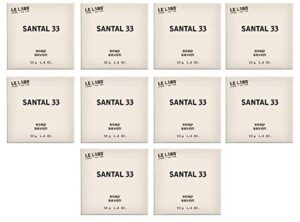 le labo santal 33 soap- set of 10, 50 gram soaps