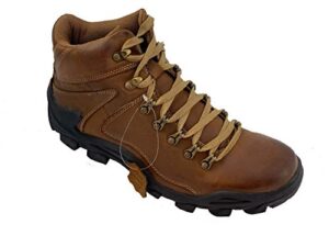 labo pro reactive men’s water resistant hiking boot, genuine leather 5120lp-brown-9.5