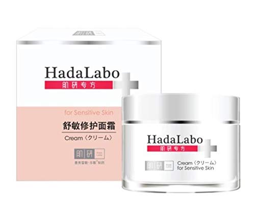 HADA LABO + Plus for Sensitive Skin Hydra Cream 50g-Formula That Protects, Repairs, soothes and Deeply hydrates Your Skin.