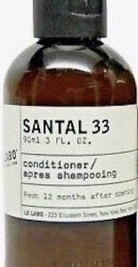 Le Labo Santal 33 Conditioner Set - Set of 4, 3 Ounce Bottles Plus Amenity Pouch