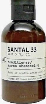 Le Labo Santal 33 Conditioner Set - Set of 4, 3 Ounce Bottles Plus Amenity Pouch