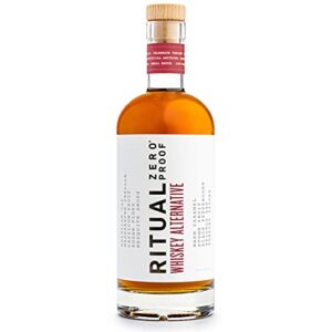 ritual zero proof whiskey alternative | award-winning non-alcoholic spirit | 25.4 fl oz (750ml) | only 5 calories | sustainably made in usa | make delicious alcohol free cocktails