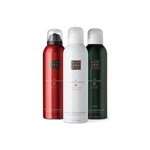 rituals ayurveda jing & sakura foaming shower gel – fragrant body wash – 6.7 fl oz (3 pack)