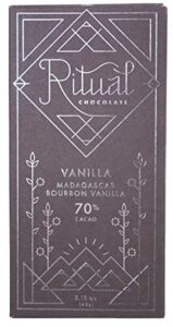 ritual chocolate vanilla 70% cacao bar, 1 ea