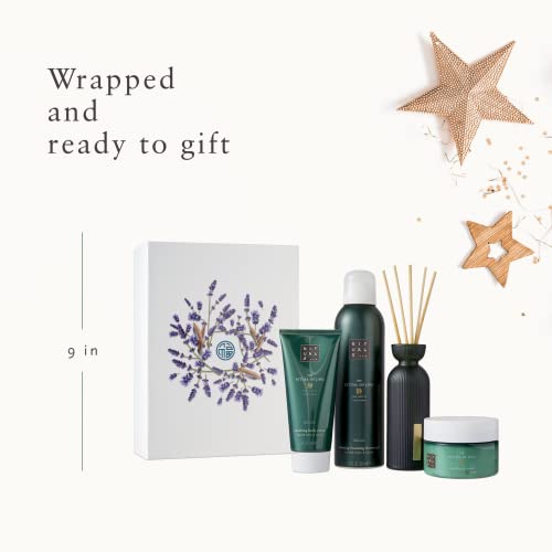 RITUALS Jing Calming Gift Set - Foaming Shower Gel, Body Scrub, Body Cream & Mini Fragrance Stick with Sacred Lotus & Jujube - Medium