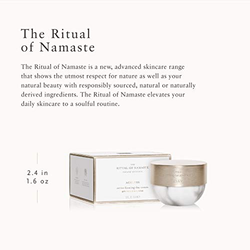 RITUALS Namaste Natural Active Firming Day Cream - Face Moisturizer & Neck Cream with Shea Butter, Gotu Kola & Holy Lotus - 1.6 Fl Oz