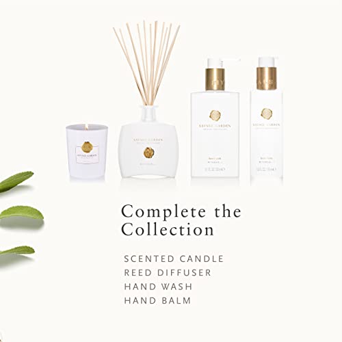 RITUALS Savage Garden Luxury Oil Reed Diffuser Set - Fragrance Sticks with Clary Sage Oil, Vetiver Oil & Lemon - 15.2 Fl Oz