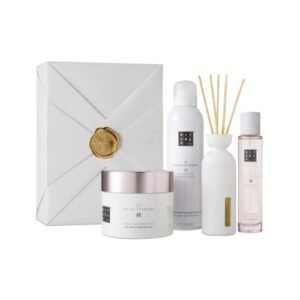 rituals sakura renewing gift set – foaming shower gel, body cream, hair & body mist & mini fragrance sticks with rice milk & cherry blossom – large
