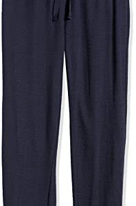 Daily Ritual Women's Cozy Knit Drawstring Jogger Pant, Navy, Large