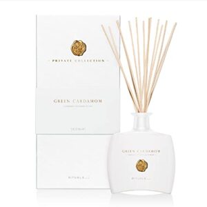 rituals green cardamom luxury oil reed diffuser set – fragrance sticks with cardamom, mandarin, amber & musk – 15.2 fl oz