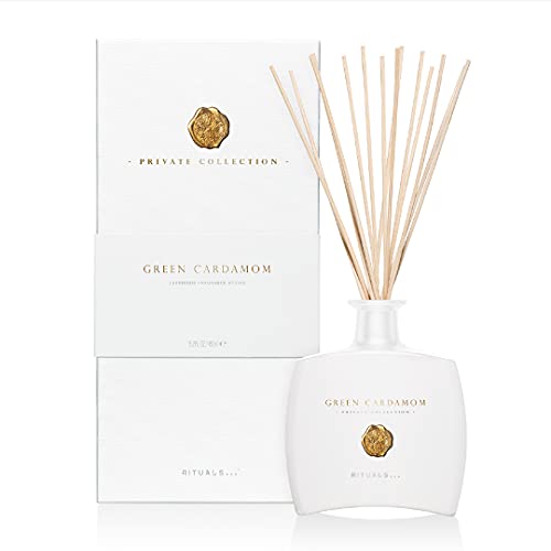 RITUALS Green Cardamom Luxury Oil Reed Diffuser Set - Fragrance Sticks with Cardamom, Mandarin, Amber & Musk - 15.2 Fl Oz