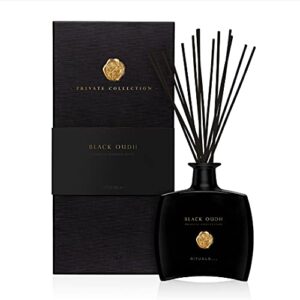 rituals black oudh elegance luxury oil reed diffuser set – fragrance sticks with black oudh & patchouli – 15.2 fl oz