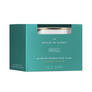 rituals karma soothing body cream refill – nourishing cream with holy lotus & white tea – 7.4 fl oz