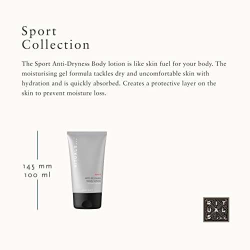 RITUALS Sport Invigorating Anti-Dryness Body Lotion - Moisturizer with Activated Charcoal - 3.3 Fl Oz