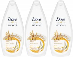 dove nourishing secrets indulging ritual body wash, 16.9 ounce / 500 ml (pack of 3) international version