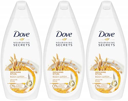 Dove Nourishing Secrets Indulging Ritual Body Wash, 16.9 Ounce / 500 Ml (Pack of 3) International Version