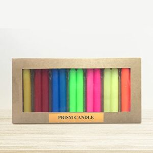 AuraDecor Pack of 14 Stick Candles || Especially Meant for Healing , Chakras, Ritual Candles , Decoration, Lighting , Home Decor || Burning Time 3 to 4 Hours Each