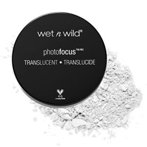 loose setting powder by wet n wild photo focus loose finishing powder off-white translucent
