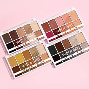 wet n wild Color Icon 10-Pan Eyeshadow Makeup Palette, Brown Nude Awakening, Long Lasting, Shimmer, Metallic, Glittery, Matte, Rich Smooth Pigment, Cruelty Free