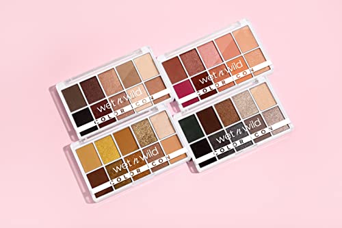 wet n wild Color Icon 10-Pan Eyeshadow Makeup Palette, Brown Nude Awakening, Long Lasting, Shimmer, Metallic, Glittery, Matte, Rich Smooth Pigment, Cruelty Free