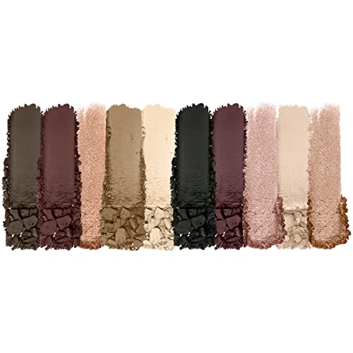 wet n wild Color Icon 10-Pan Eyeshadow Makeup Palette, Brown Nude Awakening, Long Lasting, Shimmer, Metallic, Glittery, Matte, Rich Smooth Pigment, Cruelty Free