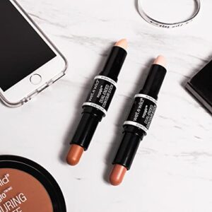 wet n wild MegaGlo Dual-Ended Contour Stick, Light Medium, Cruelty-Free