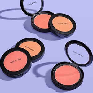 Wet n Wild Color Icon Blush Powder Makeup, Pinch Me Pink | Matte Natural Glow | Moisturizing Jojoba Oil