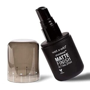 Wet n Wild Photo Focus Matte Finish Setting Spray for Makeup, Long Lasting Vegan, Cruelty Free Makeup Primer and Spray 1.52 Fl Oz