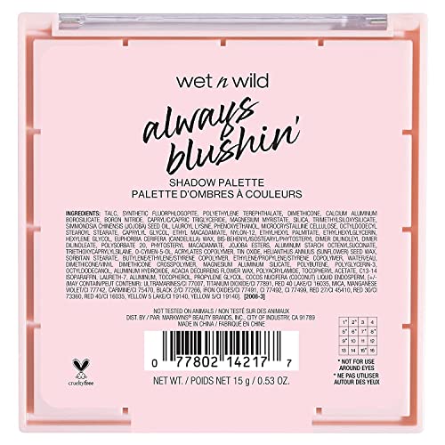 wet n wild Always Blushin' Palette Always Blushin' 1114217