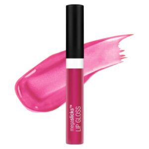 wet n wild lip gloss megaslicks, pink cotton candy | high glossy lip makeup