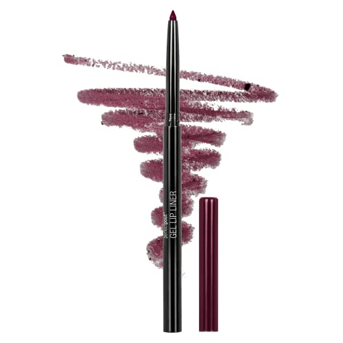 wet n wild Lip Liner Perfect Pout Matte Retractable Gel Lip Liner Pencil, Plum Together