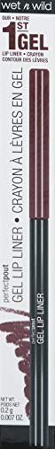 wet n wild Lip Liner Perfect Pout Matte Retractable Gel Lip Liner Pencil, Plum Together