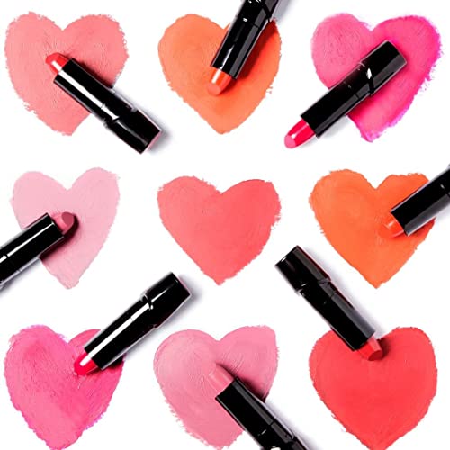 wet n wild Silk Finish Lipstick| Hydrating Lip Color| Rich Buildable Color| In The Near Fuchsia Pink