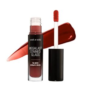 wet n wild mega last stained glass lip gloss, handle with care
