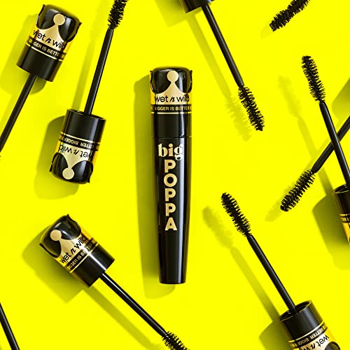 Wet n Wild Big Poppa Mascara | Volumizing | Lifting | Lengthening | Nourising | Blackest Black