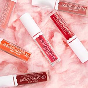 wet n wild Lip Cream Cloud Pout Marshmallow Matte Liquid Lipstick, Lip Mousse, Red Madness, Marshmallow Flavored