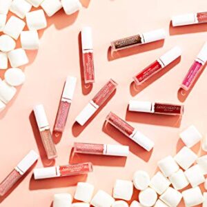 wet n wild Lip Cream Cloud Pout Marshmallow Matte Liquid Lipstick, Lip Mousse, Red Madness, Marshmallow Flavored