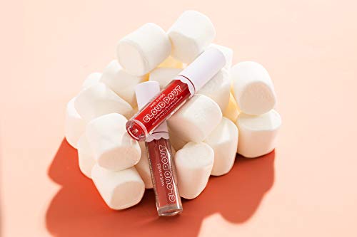wet n wild Lip Cream Cloud Pout Marshmallow Matte Liquid Lipstick, Lip Mousse, Red Madness, Marshmallow Flavored