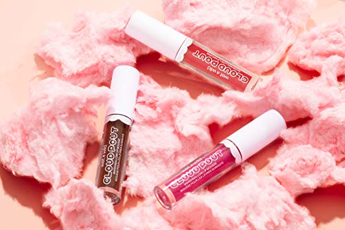 wet n wild Lip Cream Cloud Pout Marshmallow Matte Liquid Lipstick, Lip Mousse, Red Madness, Marshmallow Flavored