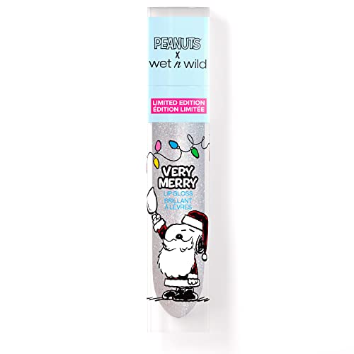 Wet n Wild Peanut Collection Very Merry Lip Gloss December Snowflakes, 0.18 Fl OZ