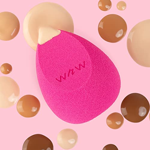 Makeup Sponge By Wet n Wild Blending Beauty Sponge for Liquid, Cream, and Powder, Vegan, Cruelty Free