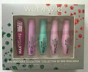 wet n wild mini mascara collection – gift set – 5 count mascara per set – net wt. 0.15 fl oz each – one gift set