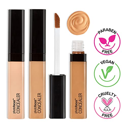 Wet n Wild Photo Focus Concealer, Medium Tawny, Under Eyes, Makeup, Blemish, Full Coverage, Lightweight