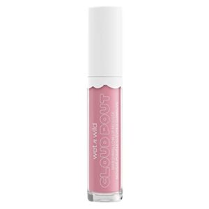 wet n wild Liquid Lipstick Cloud Pout Marshmallow, Light Pink Cloud Chaser | Matte Lip Cream Mousse | Argan Oil | Vitamin E (Pack of 1)