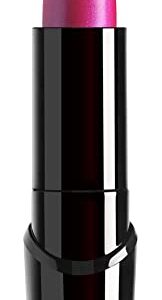 wet n wild Silk Finish Lipstick| Hydrating Lip Color| Rich Buildable Color| Fuchsia with Blue Pearl