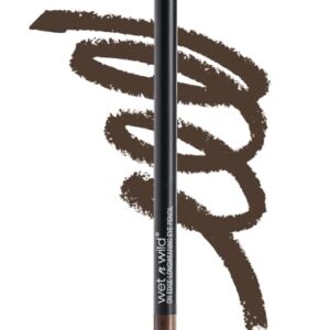 wet n wild Eyeliner Pencil On Edge Longwearing Matte Eye Liner, Long Lasting, Smudge Proof, Fade Resistant, Highly Pigmented, Creamy Smooth Soft Gliding, Dark Brown,Wooden You Know