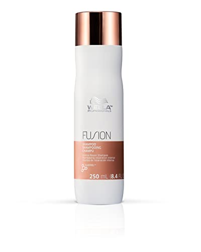 Wella Professionals Fusion Intense Repair Shampoo For Damaged Hair, Hair Repair, Anti Hair Breakage, 8.4 oz