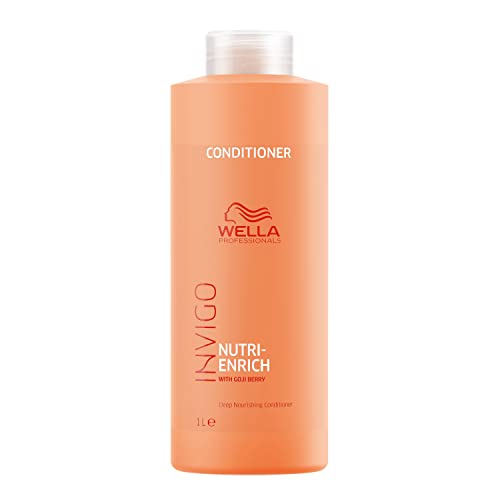 Wella Professionals Invigo Nutri-Enrich Conditioner, Deep Nourishing & Moisturizing Conditioner, For Dry & Damaged, 33.8 Fl oz